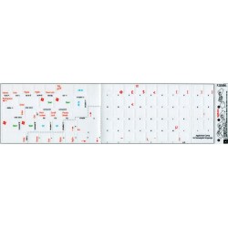 Boot Camp Norwegian transparent keyboard sticker APPLE SIZE