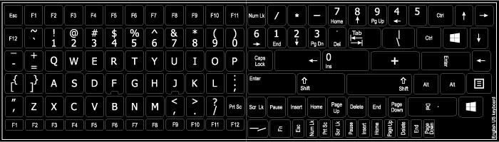 REPLACEMENT ENGLISH US KEYBOARD STICKERS ON WHITE BACKGROUND REPLACEMENT ENGLISH US KEYBOARD STICKERS ON WHITE BACKGROUND