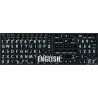 Apple English Large Lettering (Upper Case) non-transparent keyboard sticker