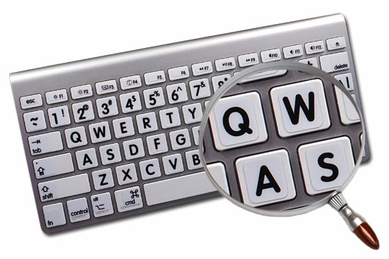 English US Large Lettering (Upper CASE) Non Transparent