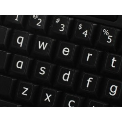 English US Large Lettering (Lower case) keyboard stickers