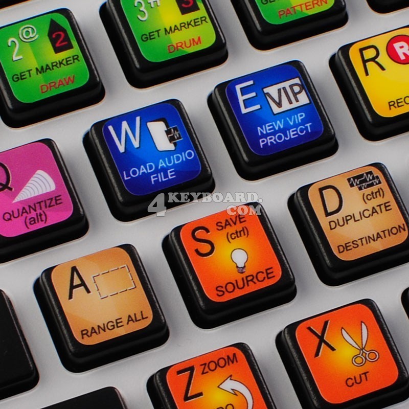 SAMPLITUDE keyboard sticker