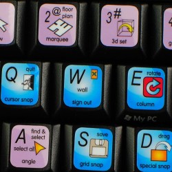 ARCHICAD keyboard sticker