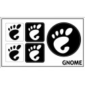 GNOME sticker