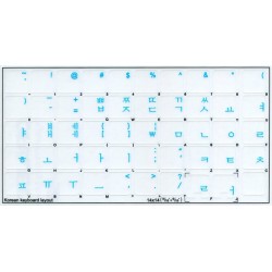 Korean transparent keyboard  stickers