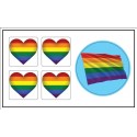 Gay Pride Flag sticker