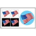USA Flag sticker