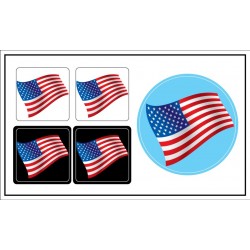 USA Flag sticker