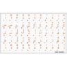 Arabic transparent keyboard stickers