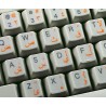 Arabic transparent keyboard stickers