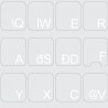 Romanian transparent keyboard  stickers