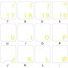 Norwegian transparent keyboard  stickers