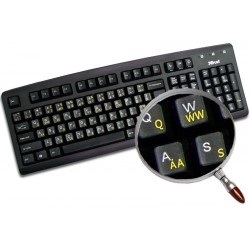 Welsh transparent keyboard  stickers