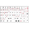 English US International non transparent keyboard stickers