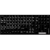 Commodore 128 non transparent keyboard stickers