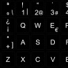 Replacement Spanish keyboard sticker on spanish language