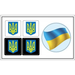 Ukrainian Flag sticker