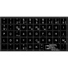German non-transparent keyboard sticker