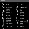 InDesign reference keyboard hotkeys decals for Mac OS