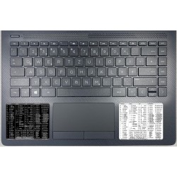 Pro Tools reference keyboard hotkeys decals for Windows