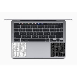 Logic Pro reference keyboard hotkeys decals for Mac OS