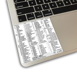 Logic Pro reference keyboard hotkeys decals for Mac OS