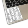 Logic Pro reference keyboard hotkeys decals for Mac OS