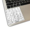 Blender reference keyboard hotkeys decals for Mac OS