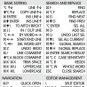 Visual Studio reference keyboard hotkeys decals for Mac OS