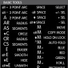 SketchUp reference keyboard hotkeys decals for Windows