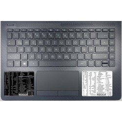 SketchUp reference keyboard hotkeys decals for Windows
