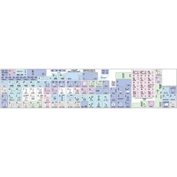 Avid Xpress & Media Composer Galaxy series keyboard sticker