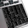 Cubase/Nuendo reference keyboard hotkeys decals for Mac OS