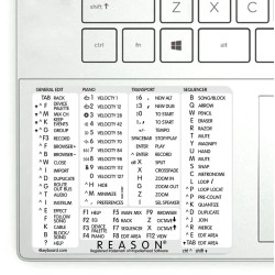 Reason reference keyboard hotkeys decals for Windows