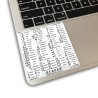 REAPER reference keyboard hotkeys decals for Mac OS