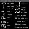 SolidWorks reference keyboard hotkeys decals for Mac OS