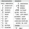 SolidWorks reference keyboard hotkeys decals for Windows