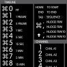 Canopus Edius reference keyboard hotkeys decals for Mac OS