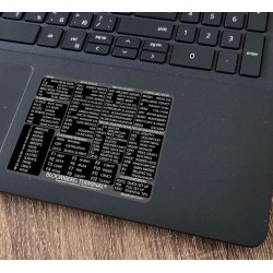Bloomberg Terminal reference keyboard hotkeys decals for Windows