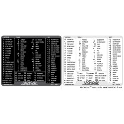 Archicad reference keyboard...