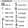Media Composer reference keyboard hotkeys decals for Mac OS