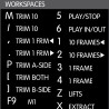 Media Composer reference keyboard hotkeys decals for Windows