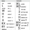 Aspire reference keyboard hotkeys decals for Mac OS