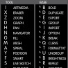 CorelDRAW reference keyboard hotkeys decals for Windows