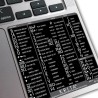 Krita reference keyboard hotkeys decals for Mac OS