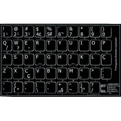 Portuguese Brazilian non-transparent keyboard stickers