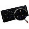 Hebrew English non transparent keyboard  stickers