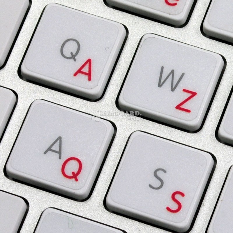 Apple French AZERTY transparent keyboard sticker