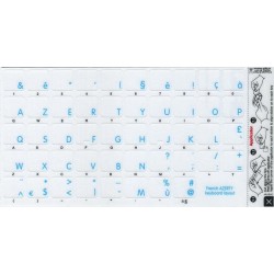 Apple French AZERTY transparent keyboard sticker