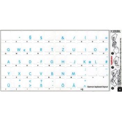 Apple German transparent keyboard sticker